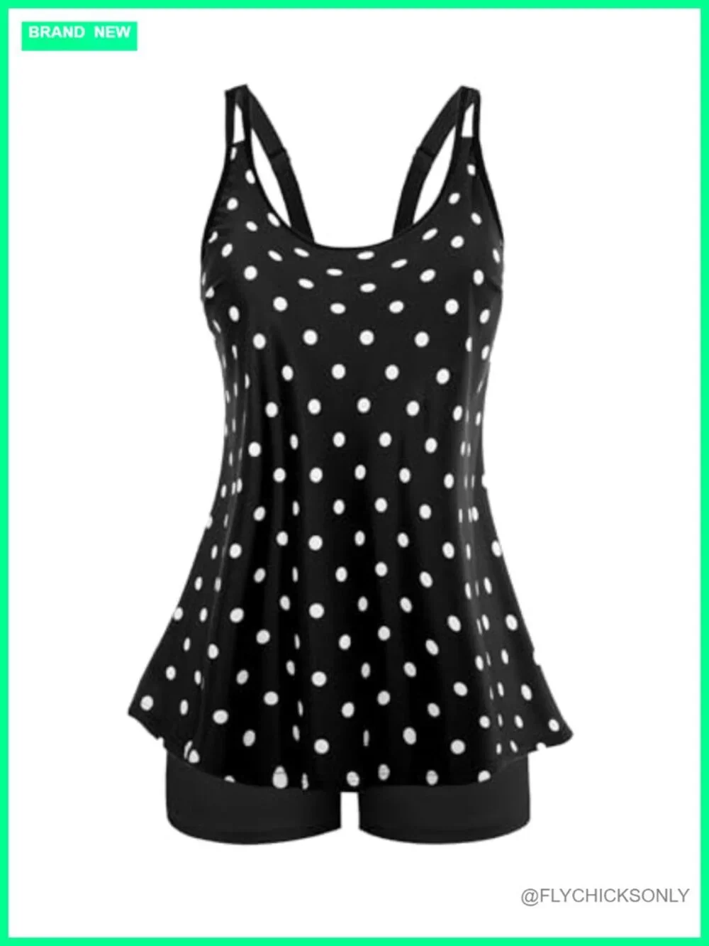 Women's Tankini Swimsuits 2 Piece Tummy Control UPF 30 Quick Dry Adjustable
